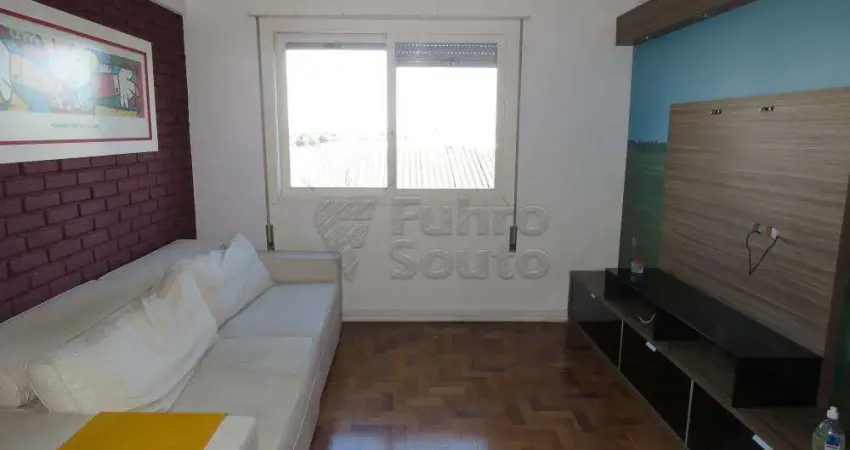 Apartamento mobiliado com 1 dormitório no edifício residencial união