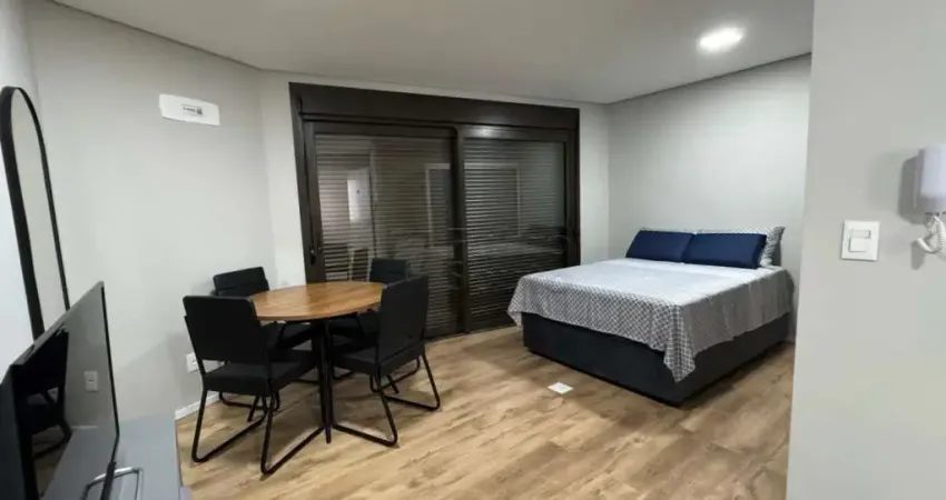 Loft mobiliado e decorado no parque una - modernidade, conforto e vista incrível
