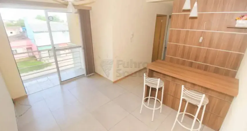 Apartamento semimobiliado no residencial luna - 2 dormitórios com sacada na frontino vieira