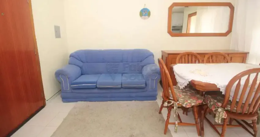 Amplo apartamento mobiliado com sacada no condomínio rua brasil