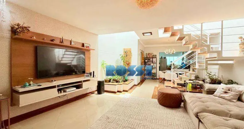 Sobrado com 3 dormitórios para alugar, 200 m² por r$ 6.840,00/mês - mooca - são paulo/sp