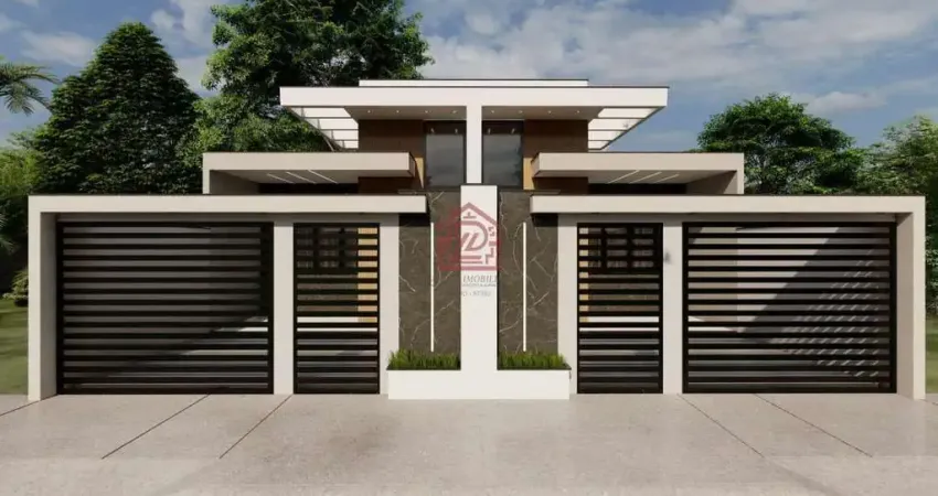 Casa linear à venda no vale das palmeiras, macaé – 2 suítes, 76m²