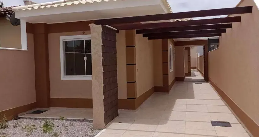 Excelente casa 3 Quartos (1 suíte) fino acabamento com churrasqueira no Jd. Atlântico Central prox. a praia