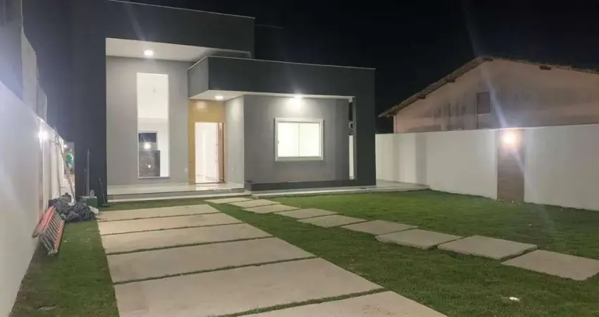 Excelente Casa Estilo Moderno c/ 3 quartos à venda, 106 m² por R$ 690.000 - Jardim Atlântico - Maricá/RJ