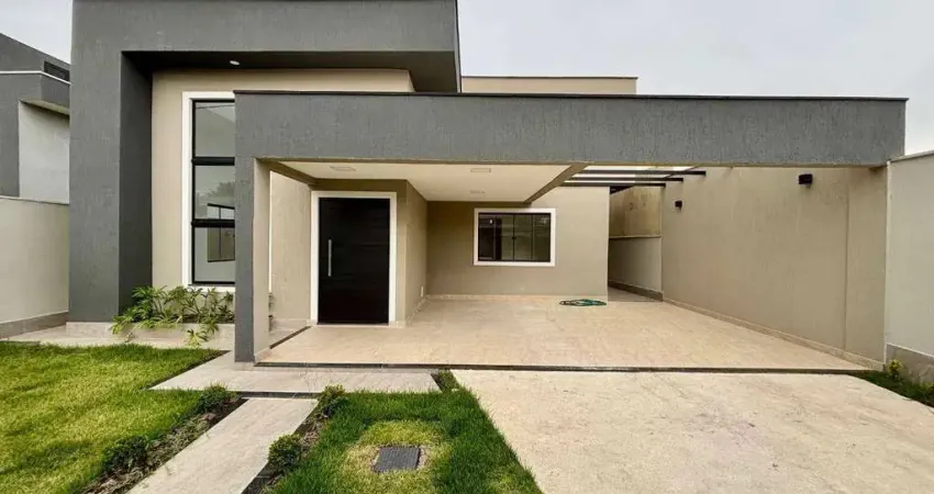 Excelente casa estilo moderna 3 quartos (sendo 1 suíte) com churrasqueira no jd. atlântico leste