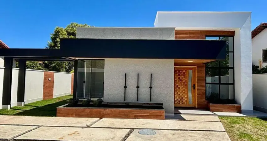 Maravilhosa casa alto padrão com 3 quartos (1 suíte) com piscina e churrasqueira no jd. atlântico central