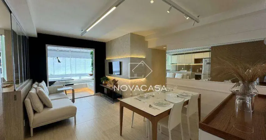 Apartamento com 2 dormitórios para alugar, 84 m² por R$ 8.000/mês - Vila da Serra - Nova Lima/MG