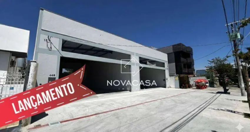 Galpão para alugar, 639 m² por r$ 25.000,00/mês - planalto - belo horizonte/mg