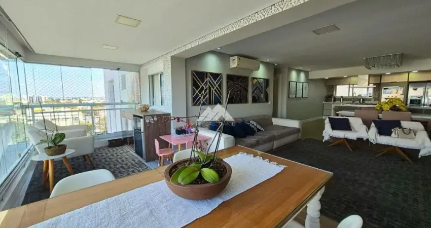 Apartamento semimobiliado com 3 suítes sacada com churrasqueira 2 vagas à venda