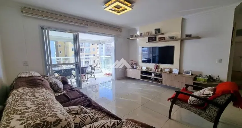 Apartamento semimobiliado ensolarado com 3 suítes em condomínio clube à venda