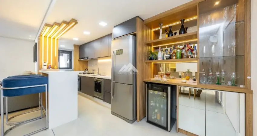 Apartamento totalmente mobiliado á venda 2 quartos sendo 1 suíte e 1 vaga