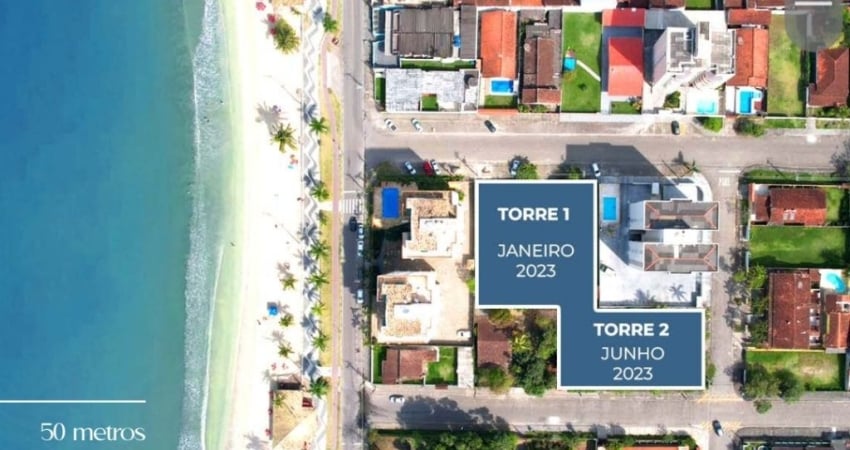 Apto  em obras 67m2 2 suítes Varanda Gourmet Pé areia Martim de Sá Caraguá