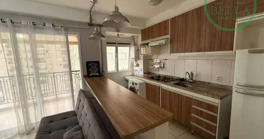 Apartamento com 1 dormitório para alugar, 51 m² por r$ 5.000,00/mês - alphaville conde ii - barueri/sp