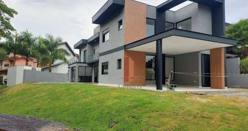 Sobrado com 4 dormitórios à venda, 299 m² por r$ 2.700.000,00 - condomínio residencial reserva ecológica atibaia - atibaia/sp