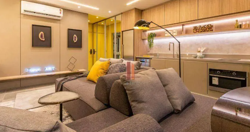 Studio com 1 dormitório à venda, 43 m² por R$ 915.189,85 - Jardim Anália Franco - São Paulo/SP