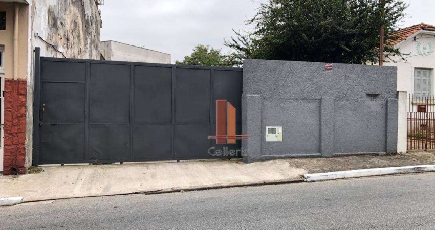 Terreno, 270 m² - venda por R$ 1.200.000,00 ou aluguel por R$ 4.754,21/mês - Vila Zelina - São Paulo/SP