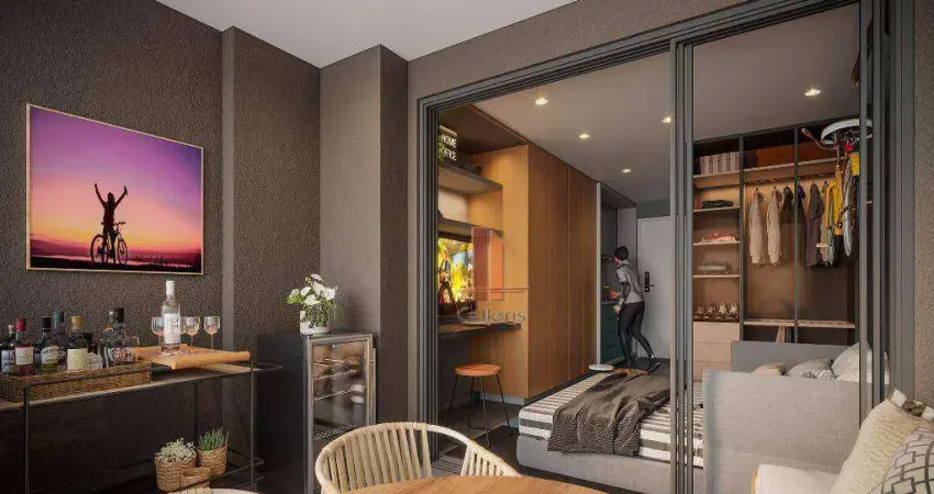 Studio com 1 dormitório à venda, 30 m² por R$ 578.047,87 - Quarta Parada - São Paulo/SP