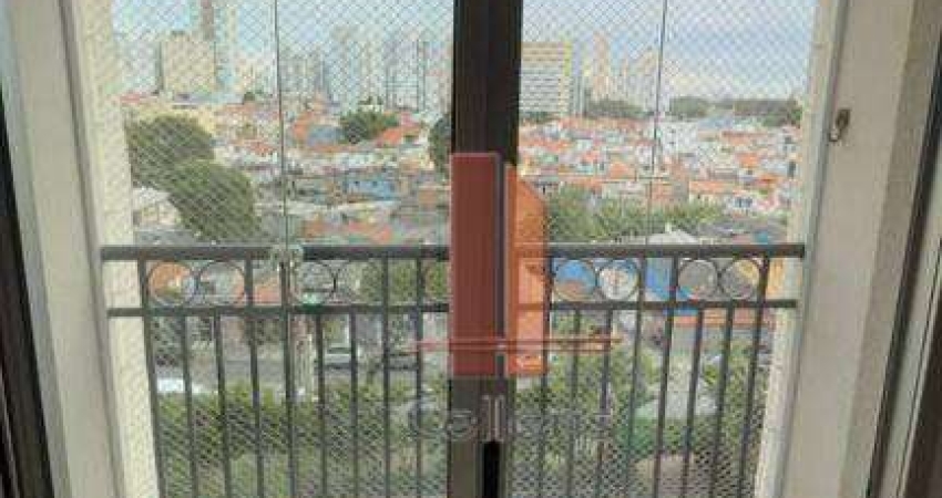 Apartamento com 2 dormitórios para alugar, 50 m² por R$ 3.244,00/mês - Tatuapé - São Paulo/SP