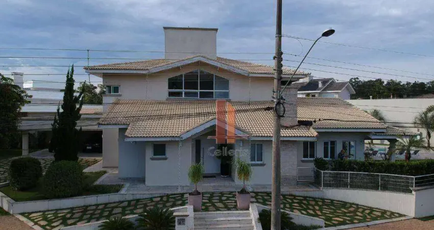 Casa com 5 dormitórios, 566 m² - venda ou locação - condomínio residencial shamballa i - atibaia/sp