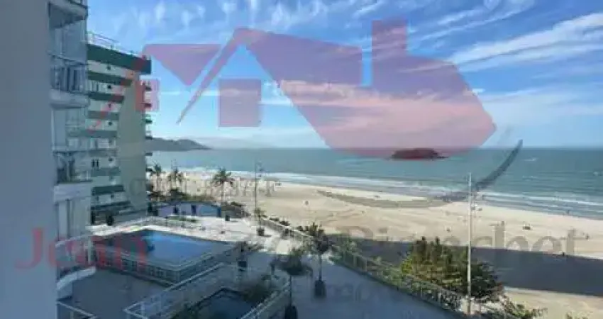 Amplo apartamento semi mobiliado frente mar em balneário camboriú