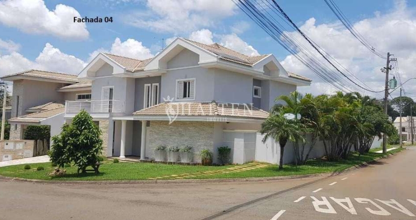 Sobrado de Alto Padrão 3 suítes, escritório, planejados, piscina no Residencial Metropolitan – Paulínia