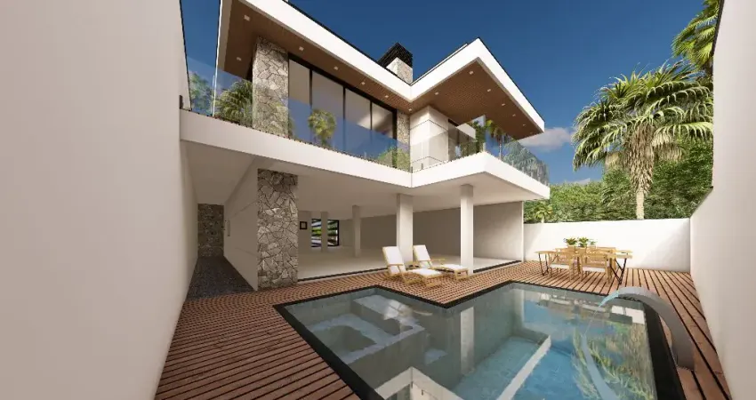 Casa Contemporânea e Sofisticada na Pedra Branca – Palhoça/SC
