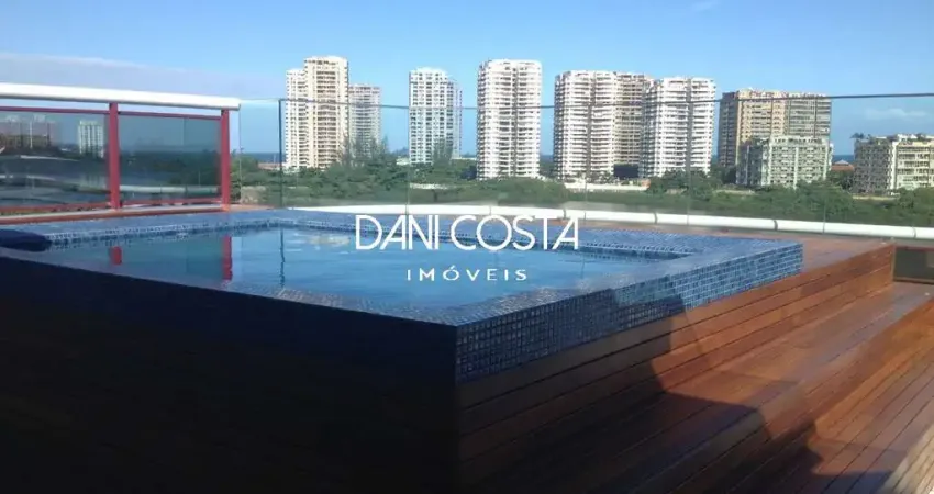 Cobertura reformada à venda na barra da tijuca no condominio park palace , 478m². exclusiva, venha conferir!