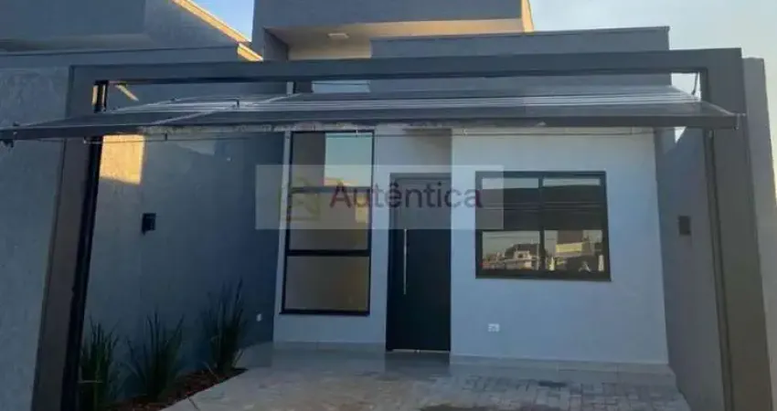 Casa para Venda em Cascavel, ECOPARK, 2 dormitórios, 1 banheiro, 2 vagas
