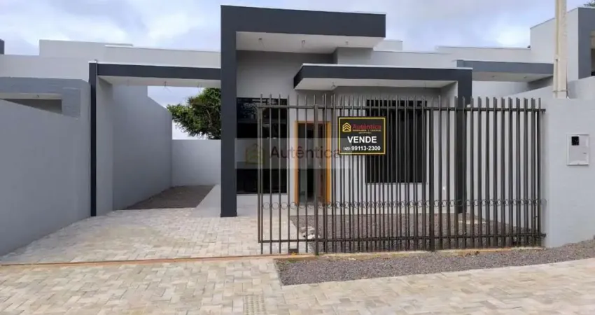 Casa para Venda em Cascavel, BRASILIA, 2 dormitórios, 1 suíte, 2 banheiros, 2 vagas