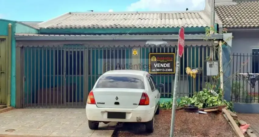 Casa para venda em cascavel, santa cruz, 3 dormitórios, 1 banheiro, 2 vagas