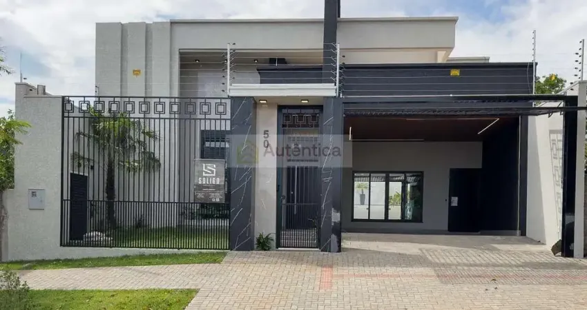 Casa para venda em cascavel, canadá, 3 dormitórios, 3 suítes, 4 banheiros, 2 vagas