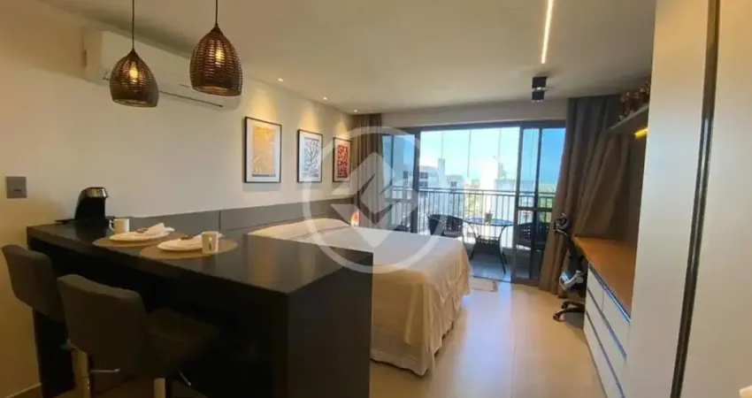 Excelente Studio de 33m² com vista para mar no último (6º) andar do empreendimento BOX 150, com 33 m² e 2 vagas de garagem cobertas, na posição nascente.