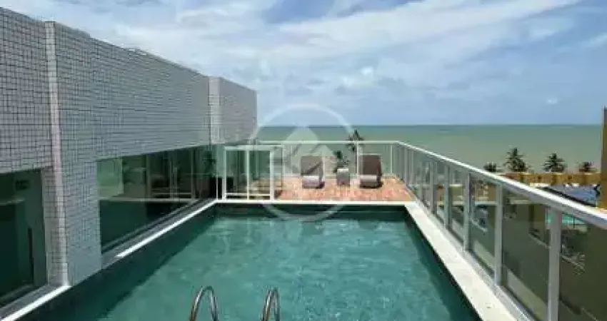 Magnífica cobertura frente mar - porteira fechada. codigo: 110582