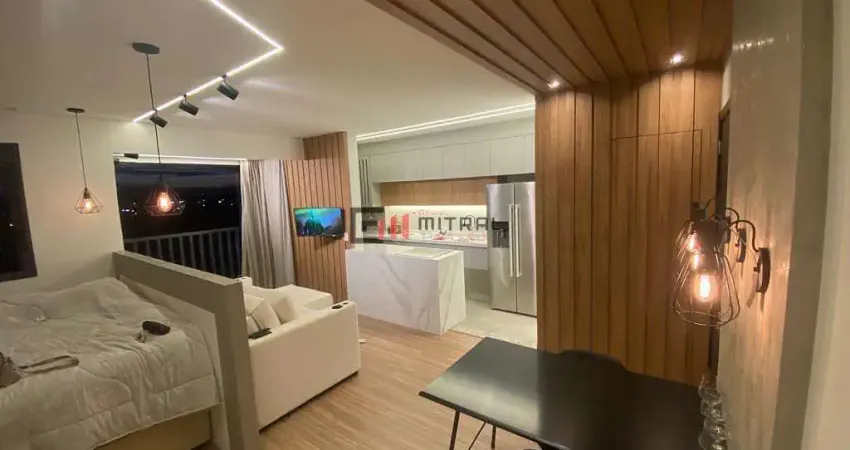 Apartamento à Venda, Ed. Freedom, 1 dorm. sala estendida, mobiliado, Gleba Palhano, Londrina, PR