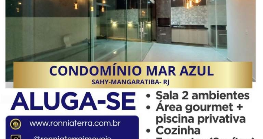Casa com piscina em Condomínio 3 quartos-Sahy-Mangaratiba-RJ
