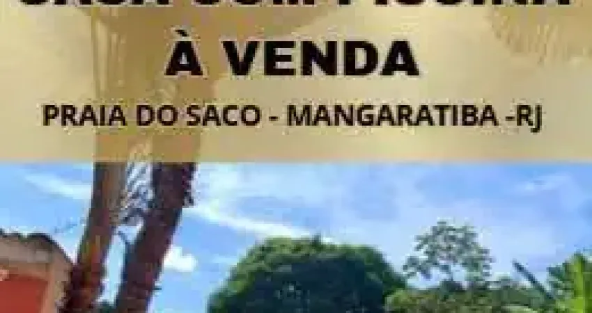 Casa com piscina à venda - Praia do Saco - Mangaratiba - RJ