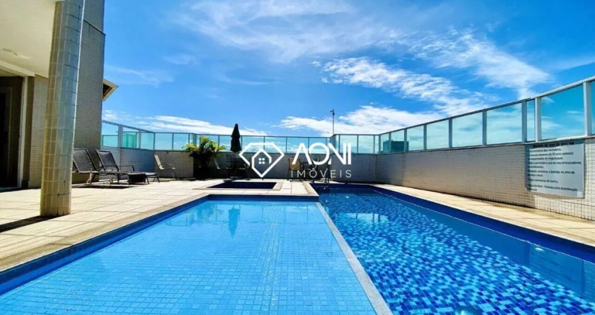 (EXCLUSIVO) Lindo apartamento, sol da manhã, vista mar com 2 dormitórios à venda, 67 m² por R$ 680.000 - Praia de Itapoã - Vila Velha/ES