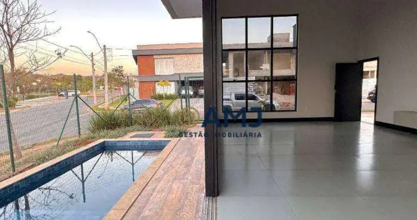 Casa térrea esplêndida com 3 suítes no jardins porto em senador canedo