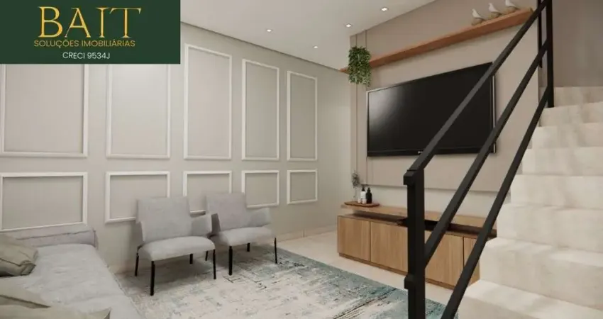 Sobrado geminado novo a venda 2 suítes bairro comasa joinville sc