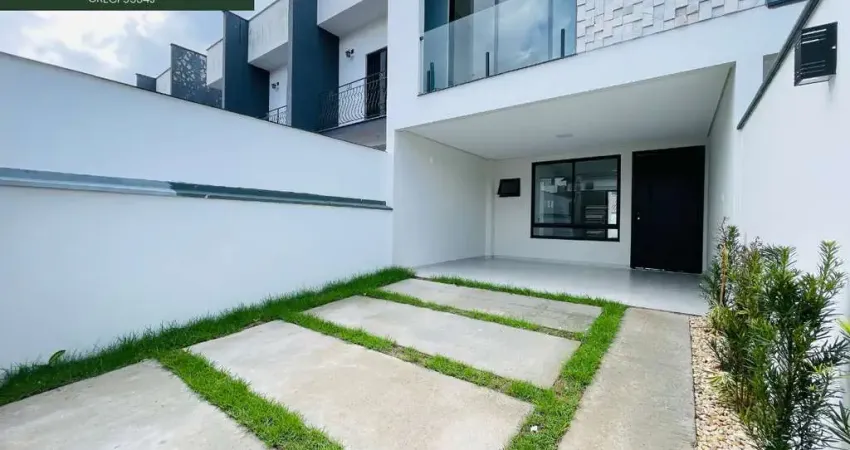 Casa à venda em joinville-sc, saguaçu: 3 quartos, 3 suítes, 2 salas, 3 banheiros, 138m² de área. venha conferir!