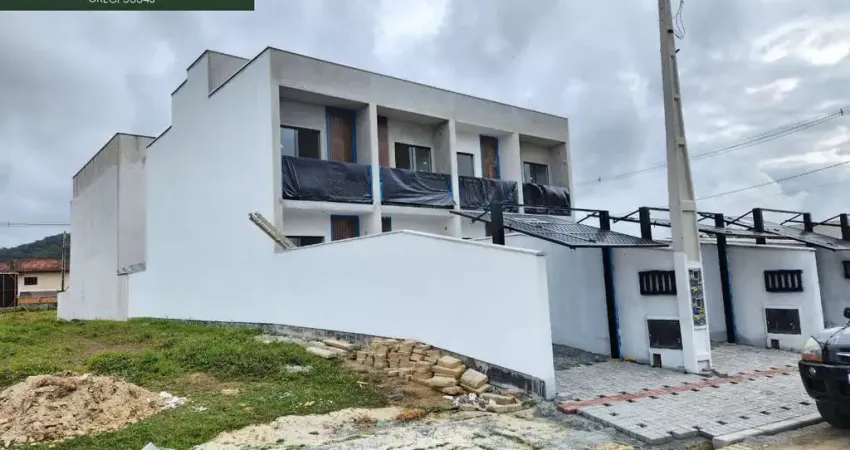Casa à venda em araquari-sc: 2 quartos, 2 salas, 1 vaga de garagem, 58,80m² de área no bairro araquari. confira já!