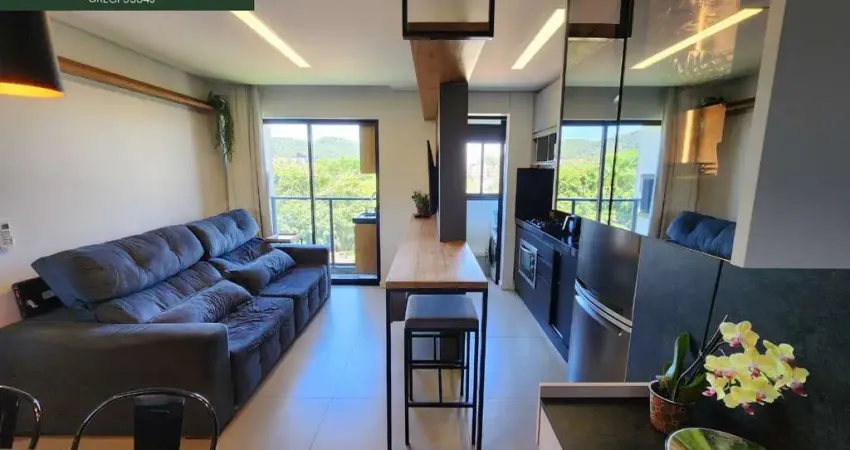 Imperdível: apartamento mobiliado à venda em joinville-sc, bairro saguaçu, 2 quartos (1 suíte), salas integradas, 1 vaga e 69,61m² de área privativa.