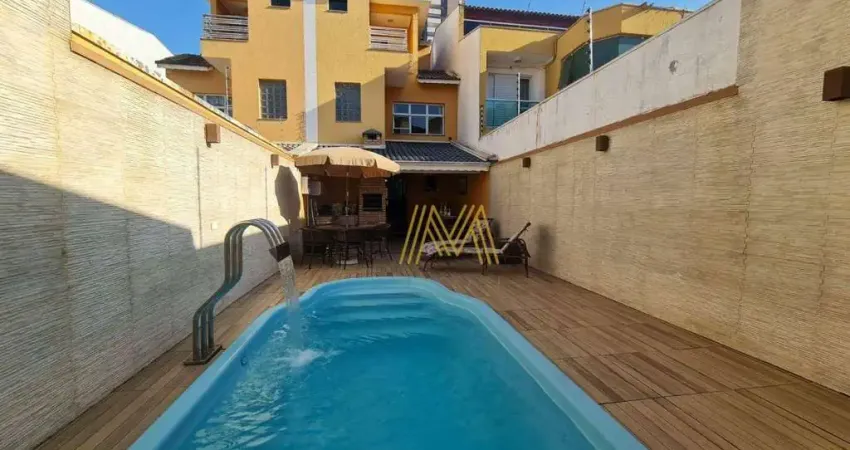 Sobrado com 3 dormitórios à venda, 298 m² por R$ 1.780.000 - Vila Santa Teresa - Santo André/SP