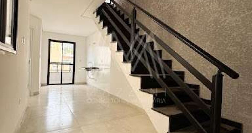 Apartamento com Cobertura e infra para area Gourmet no Terraço,  à venda, 92 m² por R$ 590.000 - Vila Bastos - Santo André/SP