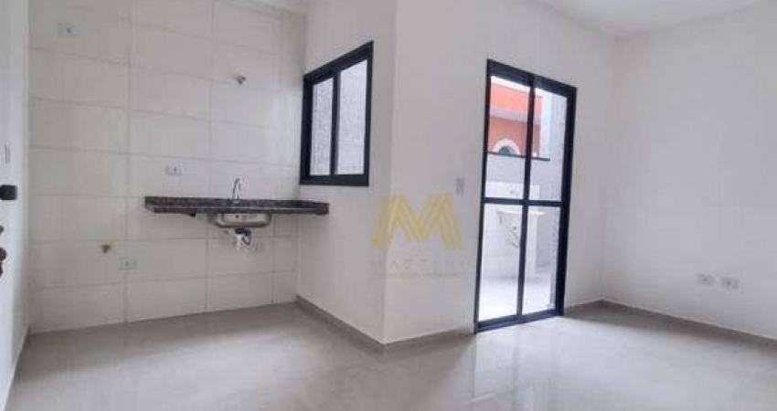 Apartamento com 2 dormitórios à venda, 65 m² por R$ 402.000,00 - Vila Homero Thon - Santo André/SP