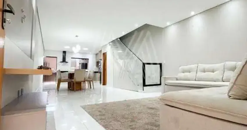 Sobrado Moderno com 3 suites, são 223 m² bem distribuidos com acabamento dealto padrão,  por R$ 1.390.000 - Vila Curuçá - Santo André/SP
