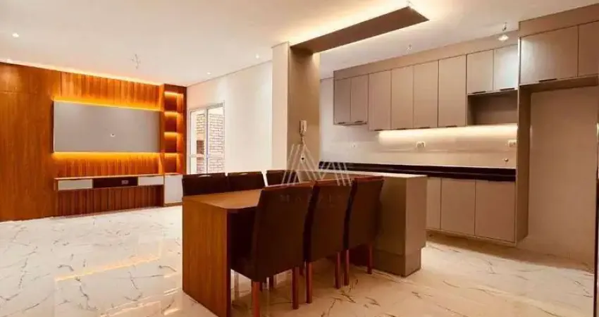 Apartamento com 3 dormitórios à venda por r$ 630.000,00 - vila curuçá - santo andré/sp