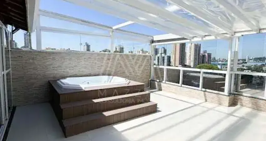 Cobertura com 2 dormitórios à venda, 128 m² por r$ 649.000,00 - vila valparaíso - santo andré/sp