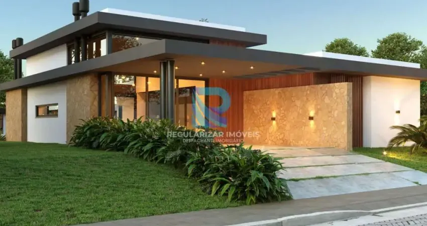 Casa Alto Padrão edificada sob um terreno de 510m² na Praia de Bella Torres em Passo de Torres