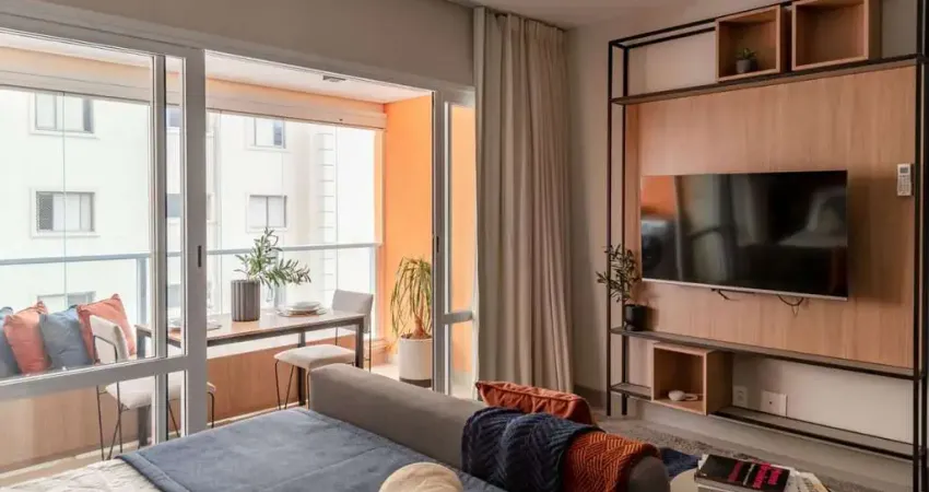 Apartamento tipo para locação em brooklin com 1 quarto, sendo 1 suíte, 47m²